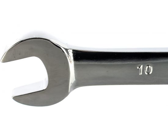 Комбинированный гаечный трещоточный ключ 10 мм Зубр 27074-10_z01 – изображение 3