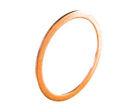 Кольцо медное (5 шт; 33x39x1 мм) Diam 620086 – изображение 3