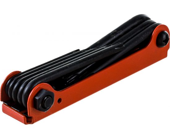 Набор ключей TDM Гранит TORX раскладной 8 шт. T9 - T40, углеродистая сталь, блистер SQ1020-0211 – изображение 3