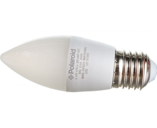 Светодиодная лампа Polaroid 220V C37 5,5W 6500K E27 470lm PL-C3755276 – изображение 3