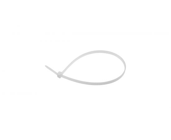Нейлоновая хомут-стяжка с тройным замком REXANT 300x7,6 мм, белая, упаковка 100 шт. 67-0302 – изображение 3