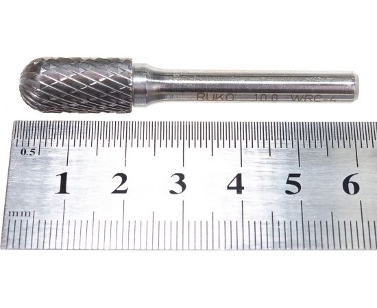 Бор-фреза сфероцилиндрическая WRC (10.0 мм) RUKO 116022 – изображение 4