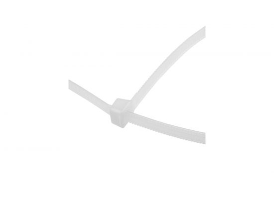 Нейлоновая хомут-стяжка с тройным замком REXANT 300x7,6 мм, белая, упаковка 100 шт. 67-0302 – изображение 4