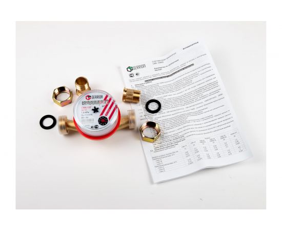 Счетчик воды Геррида ГВС 1/2 - 110 мм Гер.Г-15:737 – изображение 4