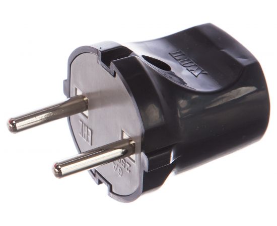 Разборная вилка, черная, без з/к, 250В, 6А LUX ВР30 4606400419747 – изображение 4