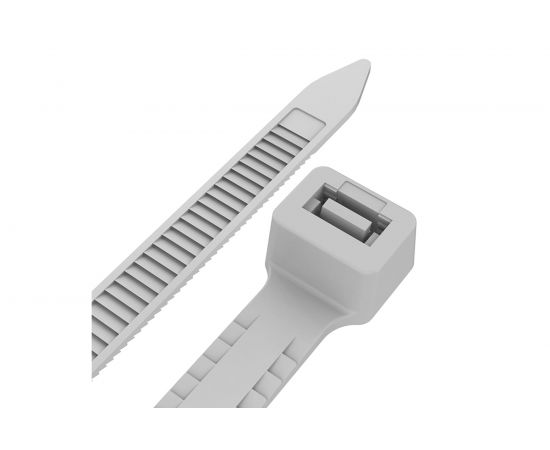 Нейлоновая хомут-стяжка с тройным замком REXANT 300x7,6 мм, белая, упаковка 100 шт. 67-0302 – изображение 5