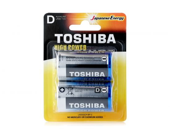 Алкалиновый элемент питания Toshiba LR20 1452 – изображение 5