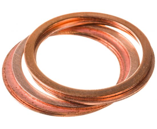 Кольцо медное (5 шт; 33x39x1 мм) Diam 620086 – изображение 5