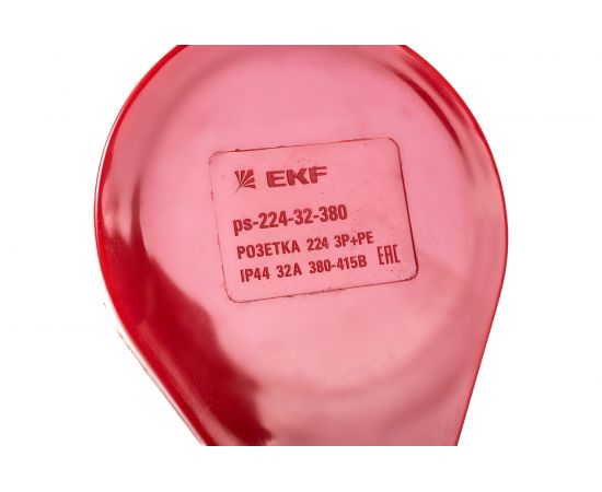 Кабельная розетка EKF 32A 3P+E 380В IP44 224 ps-224-32-380 – изображение 5