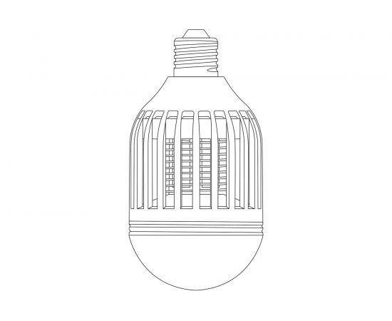 Антимоскитная лампа Gauss Mosquito, 6 Вт, E27, 1/40 GMQ01 – изображение 6