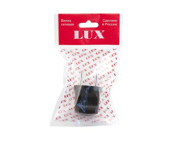 Разборная вилка, черная, без з/к, 250В, 6А LUX ВР30 4606400419747 – изображение 6
