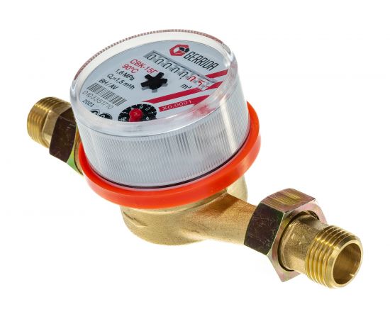 Счетчик воды Геррида ГВС 1/2 - 110 мм Гер.Г-15:737 – изображение 7