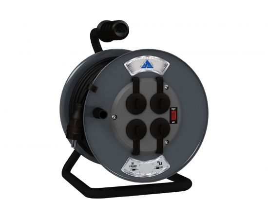 Удлинитель Партнер-Электро ProfiLine 4гн. с/з с выкл. КГ 3х2,5 16A 20м IP 44 UP219C-420GR 