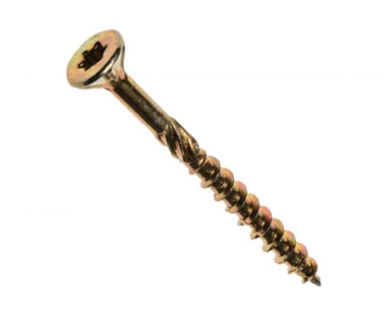 Универсальный саморез конструкц. ГОСКРЕП 6,0 x 70 желт., потай TX30 10шт 14-0016520 