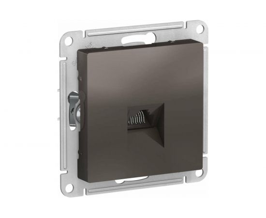 Механизм компьютерной розетки Schneider Electric ATLAS DESIGN RJ45 мокко ATN000683 1240383 