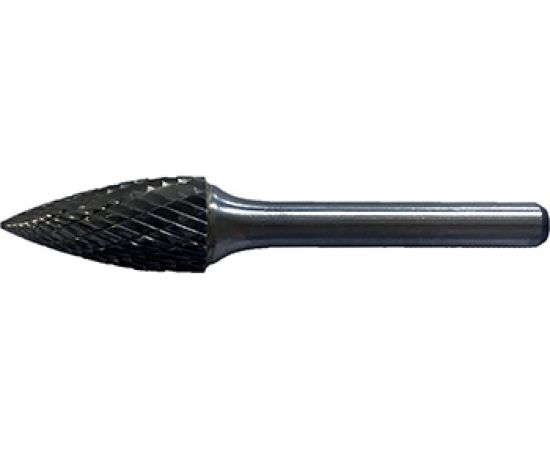Борфреза твердосплавная гиперболическая с точечным торцом с двойной насечкой (10х20 мм; хвостовик 6 мм) ПНЕВМО-ТРЕЙД G1020-M06 