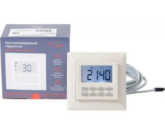 Термостат программируемый встраиваемый SPYHEAT NLC-527HN беж 