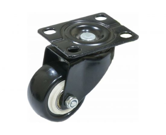 Колесо поворотное черная резина 50 мм MFK-TORG 4053050 