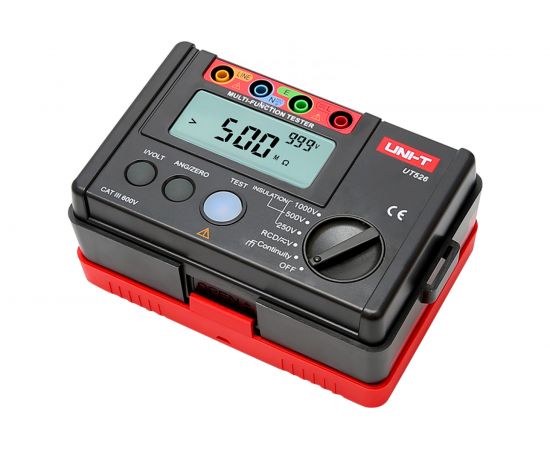 Цифровой тестер УЗО, измеритель заземления и сопротивления изоляции UNI-T UT526 00-00000191 – изображение 2