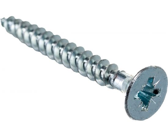 Саморез КРЕП-КОМП белый цинк POZY 6х 50 2500шт бд650 – изображение 2