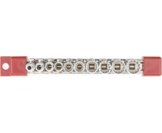 Набор универсальных торцевых головок (Spline; 1/4; 4-13 мм; 10 шт.) MATRIX 13599 – изображение 2