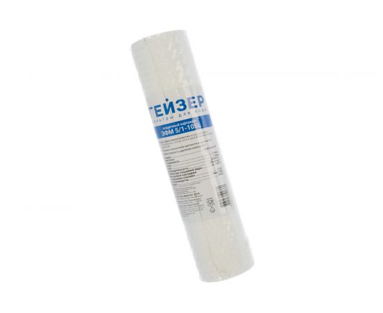 Картридж для механической очистки воды Гейзер ЭФМ 5/1-10SL 26007 – изображение 2