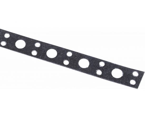 Монтажная оцинкованная лента полоса REXANT перфорированная прямая 20х0,55 мм, рулон 25 м 07-7120-4 – изображение 2