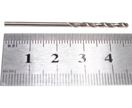 Сверло по металлу (2.1х24х49 мм; ц/х; Р6М5) Туламаш ТМ 54414 – изображение 3