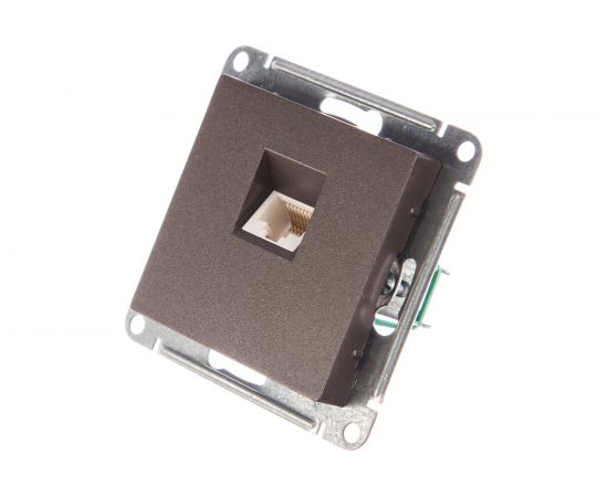 Механизм компьютерной розетки Schneider Electric ATLAS DESIGN RJ45 мокко ATN000683 1240383 – изображение 4