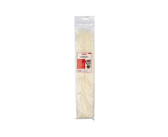 Нейлоновая хомут-стяжка с тройным замком REXANT 500x4,8 мм, белая, упаковка 100 шт. 67-0500 – изображение 5