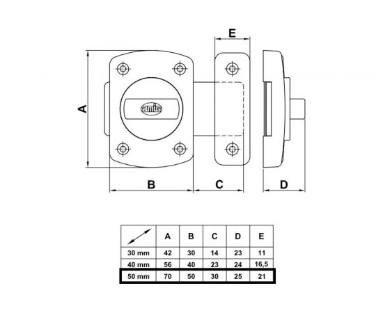 Задвижка Amig покрытие антик 6456 – изображение 5