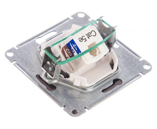 Механизм компьютерной розетки Schneider Electric ATLAS DESIGN RJ45 мокко ATN000683 1240383 – изображение 5