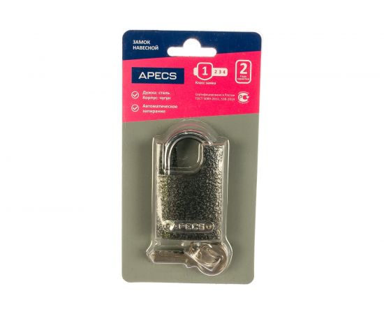 Висячий замок APECS PD-44-40-Blister 01969 – изображение 5
