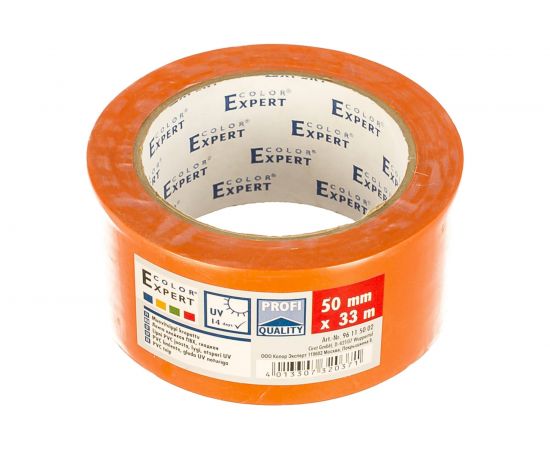 Защитная клей-лента ПВХ COLOR EXPERT оранжевая 50мм х 33м 96115002 