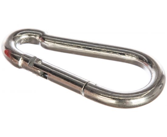 Карабин ЗУБР DIN 5299С, 12 мм, 1 шт, оцинкованный 304546-12 