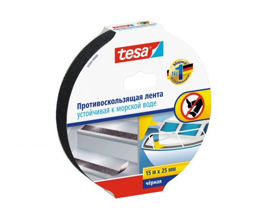 Противоскользящая лента Tesa черная 15м x 25мм 55585-00000-00 