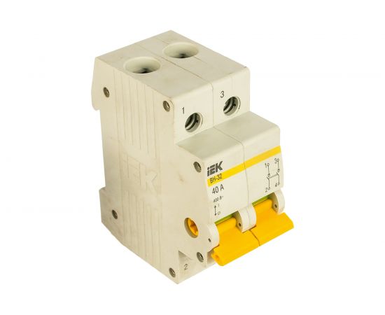Выключатель нагрузки IEK ВН-32 40А/2П ИЭК MNV10-2-040 