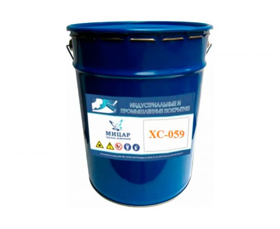 Антикоррозийный грунт по металлу Мицар ХС-059 20 кг 0,4 кг чёрный УТ000010777 