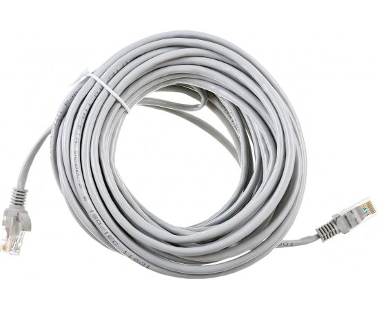 Патч-корд ExeGate UTP-RJ45-RJ45-5e-10M-GY, UTP, cat.5e, 10м, серый 169510 