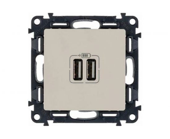 Механизм USB-розетки Legrand 2-м Valena Life 240В/5В 1500мА Leg 753512 414158 