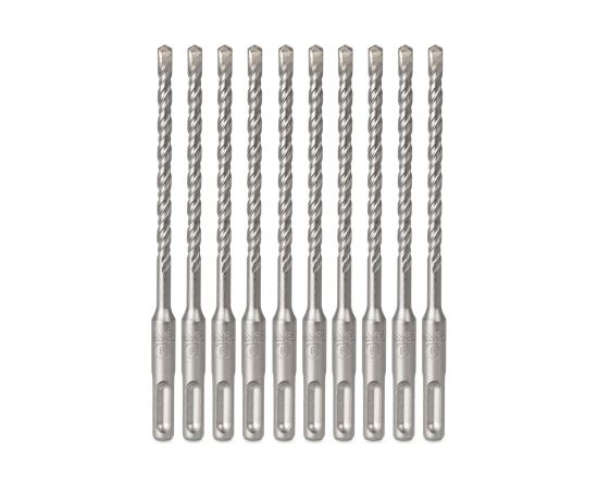 Набор буров по бетону (10 шт; 6x160 мм; SDS-plus) VIRA RAGE 531616 – изображение 2