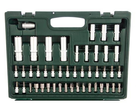 Набор торцовых головок 1/2"", 1/4"", 95шт Kraftool EXPERT QUALITAT 27883-H95_z02 – изображение 2