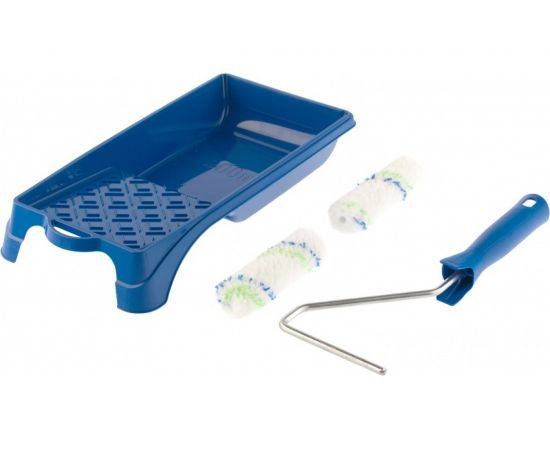 Малярный набор для водных красок СИБРТЕХ кювета 150 мм х 290 мм и мини-валик 110 мм/ 80456 – изображение 2