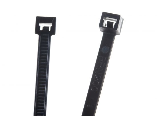 Атмосферостойкий ремешок-хомут ЕВРОПАРТНЕР черный 200х4,8 80шт. 3 6002 9 – изображение 2