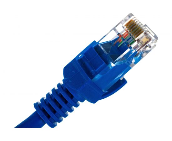 Патч-корд ExeGate UTP-RJ45-RJ45-5e-2M-BL, UTP, cat.5e, 2м, синий 241495 – изображение 2