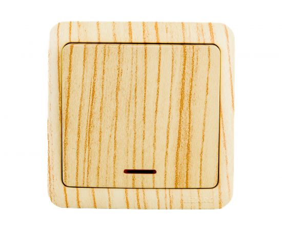 Выключатель Lezard VIOLA с подсветкой, белёный дуб 751-5200-111 – изображение 3