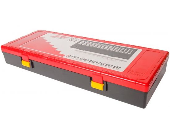 Набор шестигранных торцевых головок 3/8" 6-22мм в кейсе 16шт JTC-K3161 – изображение 3