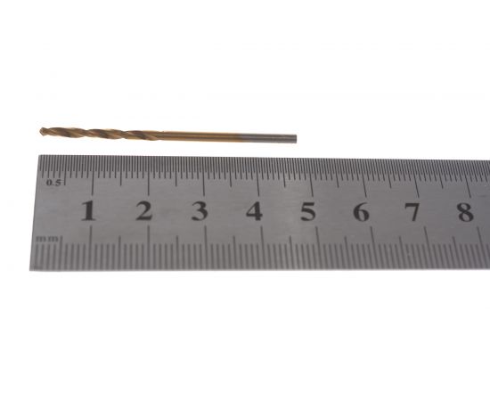 Сверло по металлу нитрид-титановое покрытие 2 мм РОССНА Р860215 – изображение 3