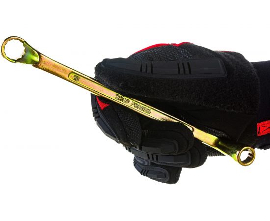 Накидной ключ,10x13 мм, желтый цинк СИБРТЕХ 14618 – изображение 3