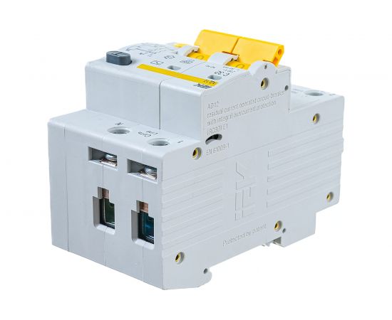 Автоматический выключатель дифференциального тока IEK 2п 3.5мод. C 32A 30mA тип AC 4.5kA АД-12 ИЭК MAD10-2-032-C-030 – изображение 3